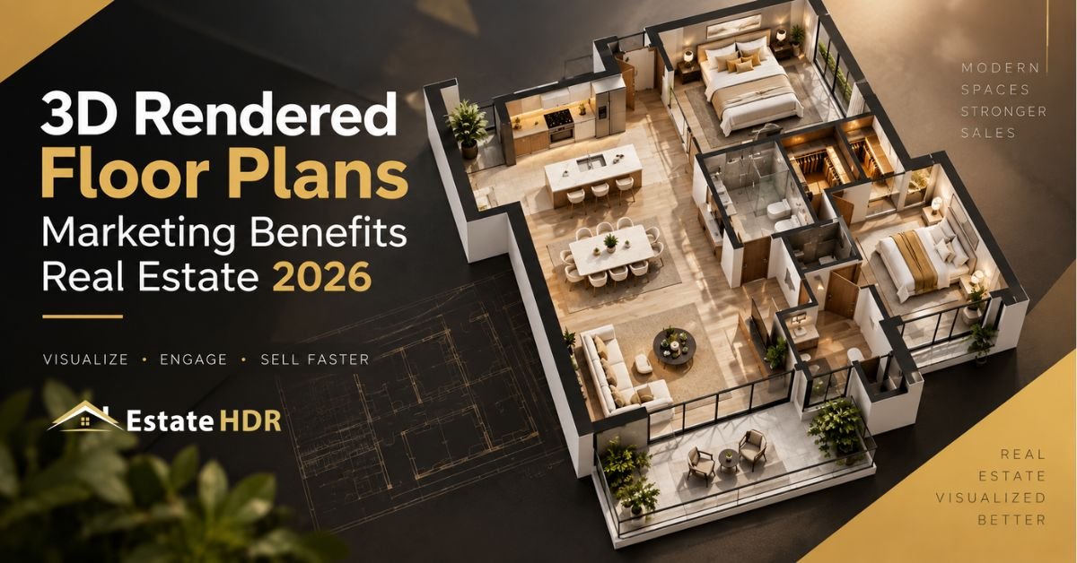 3D Rendered Floor Plans Marketing Benefits Real Estate 2026