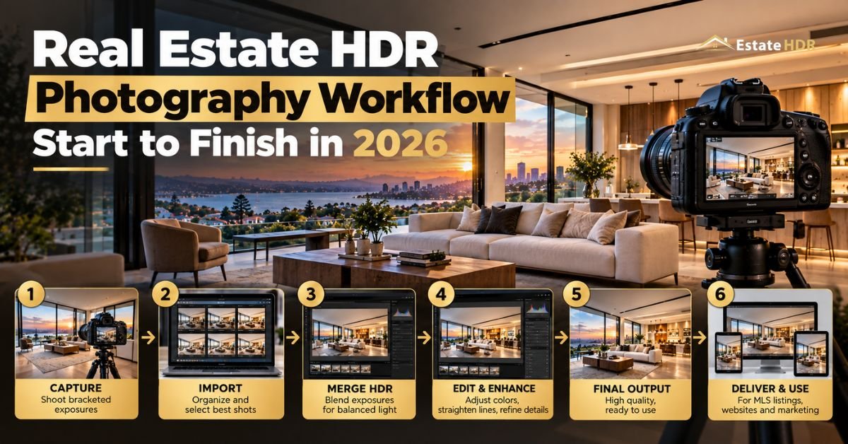 Real Estate HDR Photography Workflow Start to Finish in 2026