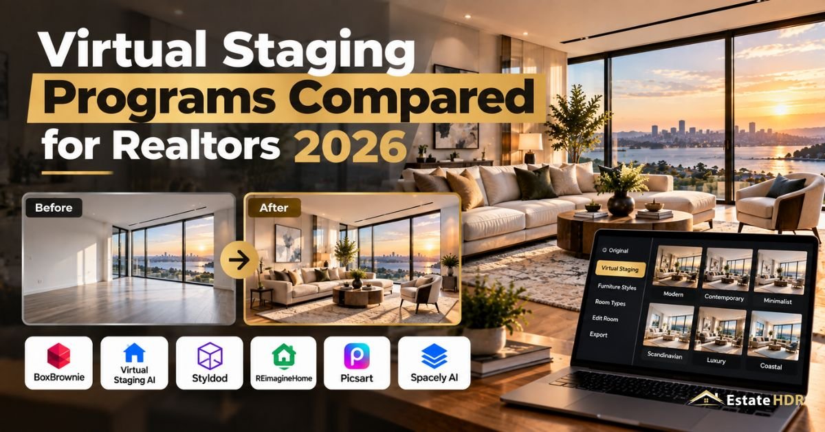Virtual Staging Programs Compared for Realtors 2026