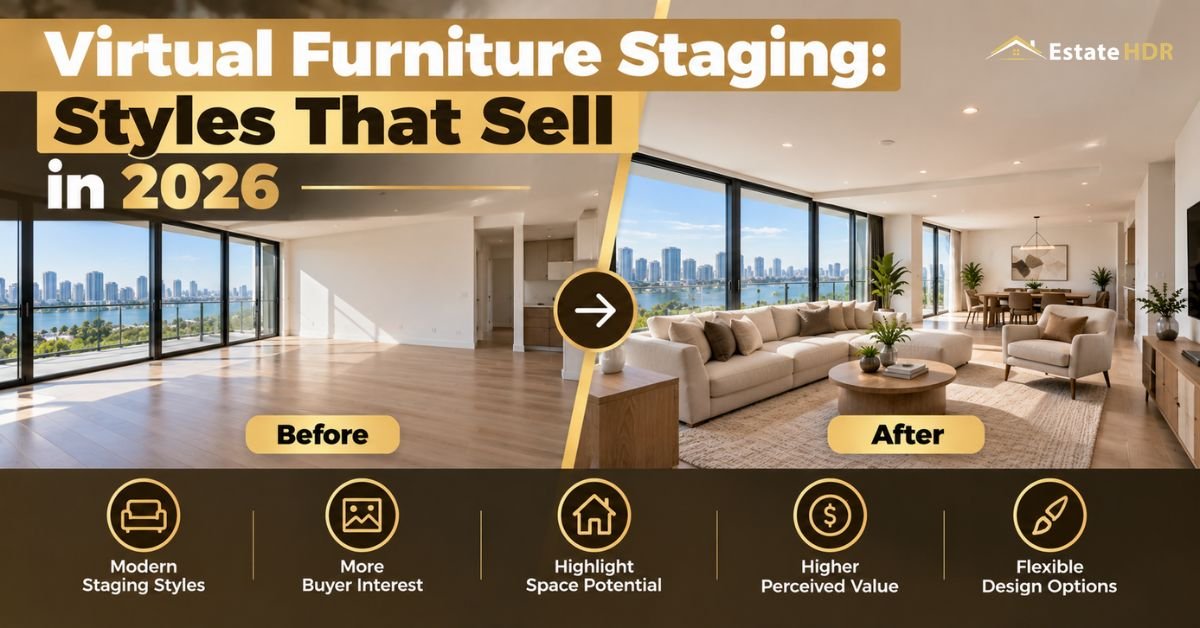 Virtual Furniture Staging: Styles That Sell in 2026